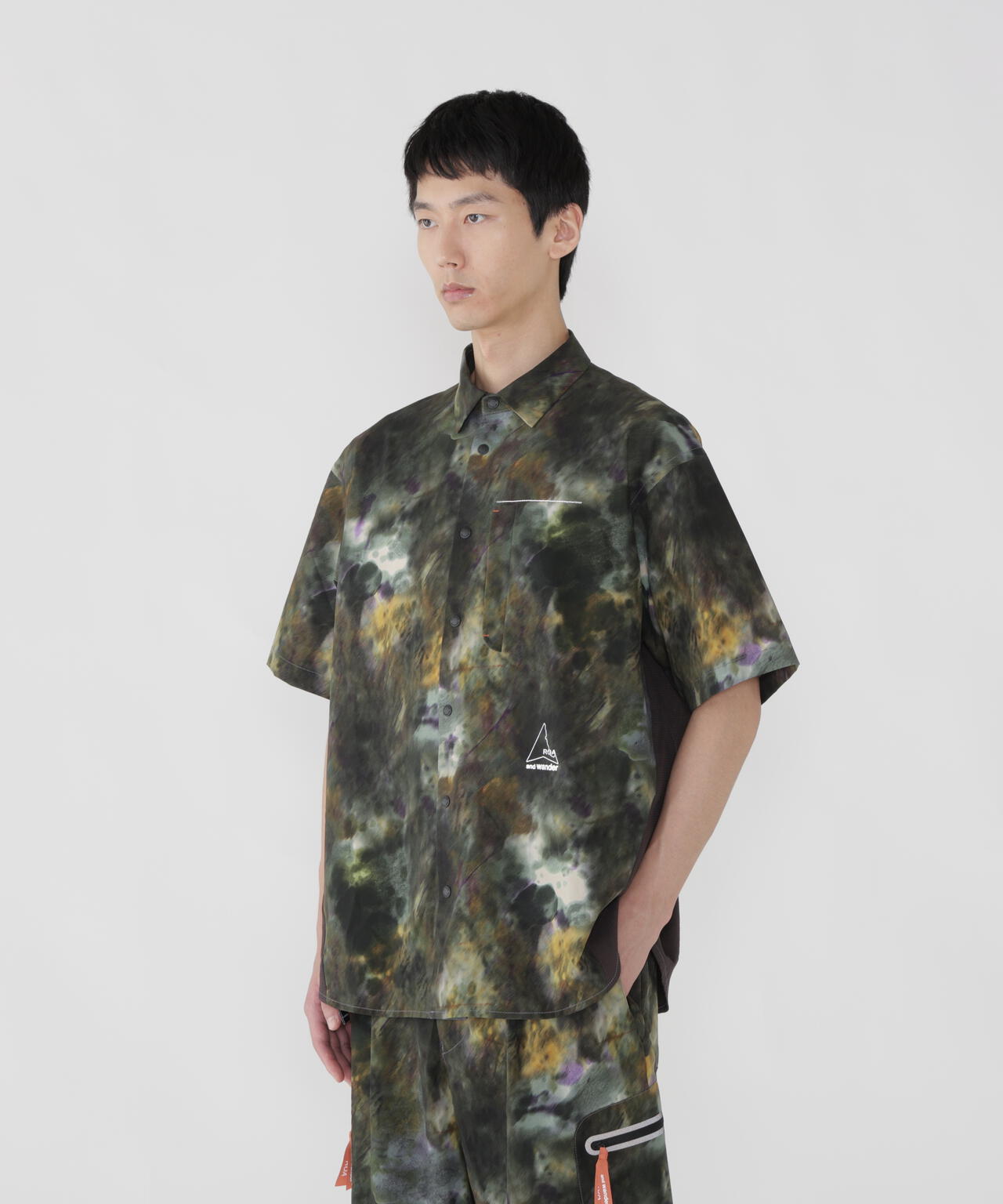 ROA × and wander printed breathable shirt