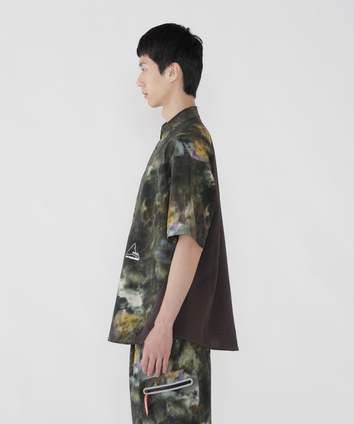 ROA × and wander printed breathable shirt