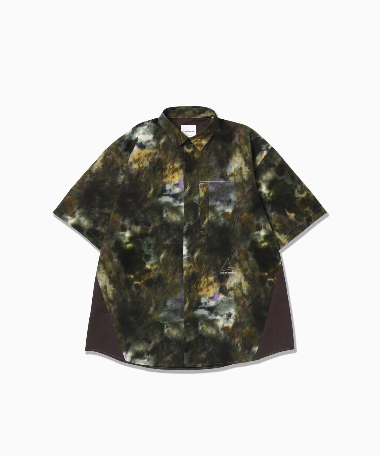 ROA × and wander printed breathable shirt