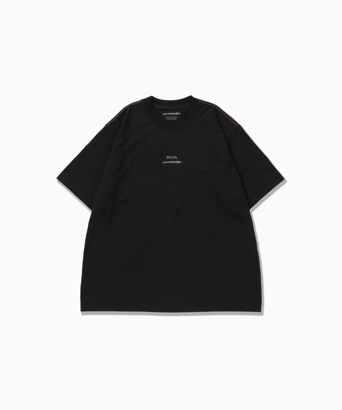 ROA × and wander LOGO printed T