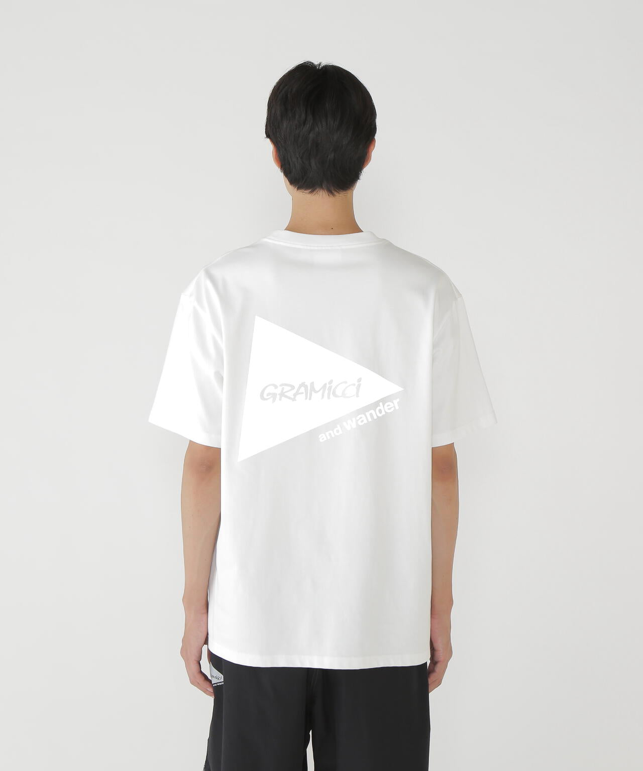 Gramicci × and wander backprint S/S tee