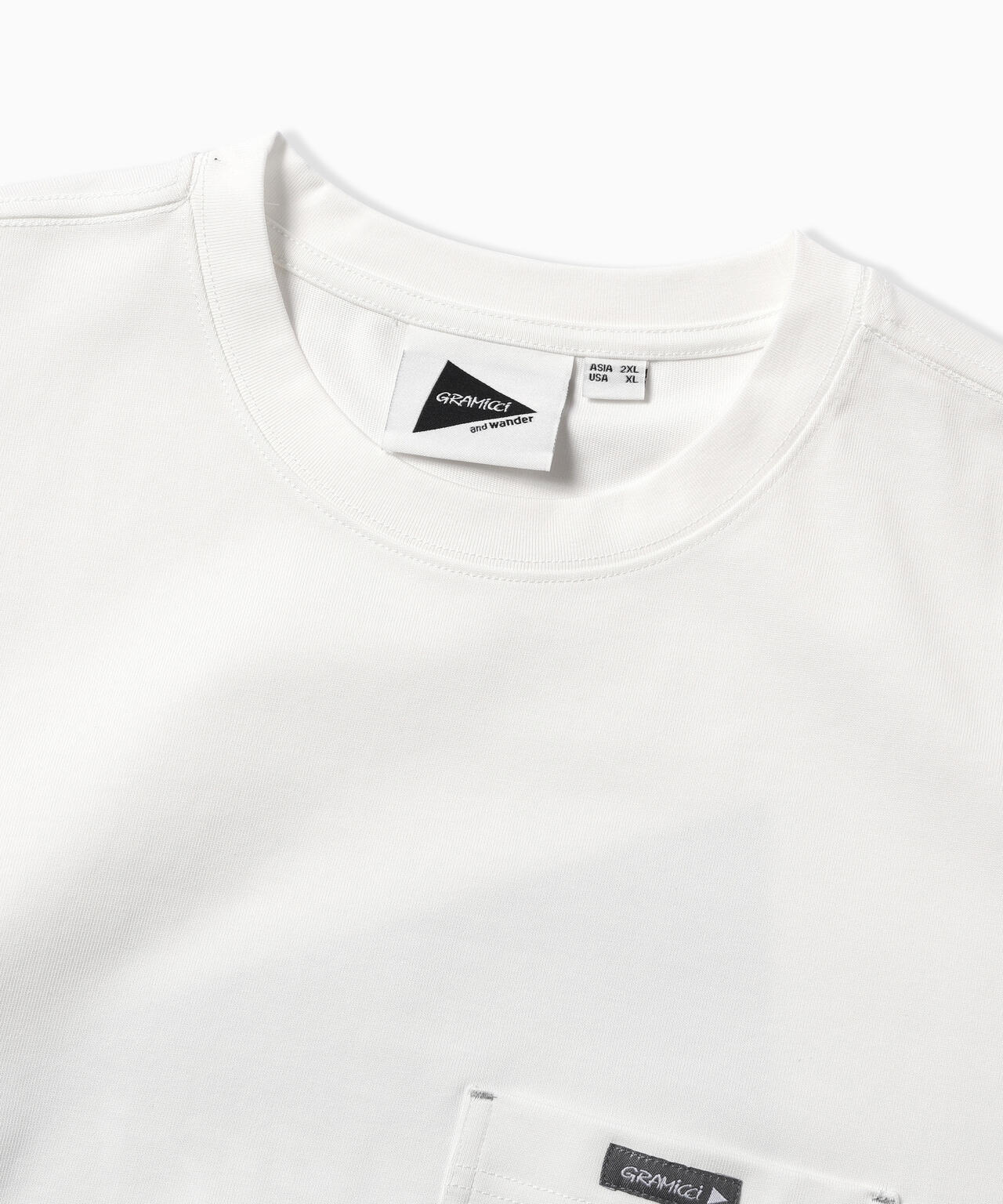 Gramicci × and wander backprint S/S tee