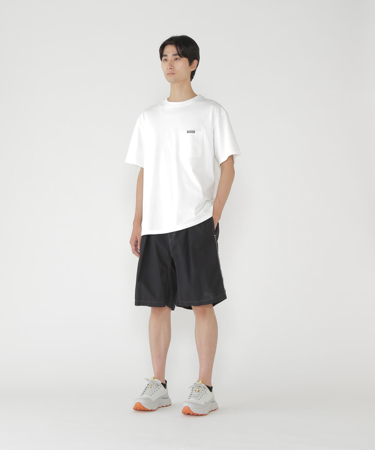Gramicci × and wander backprint S/S tee