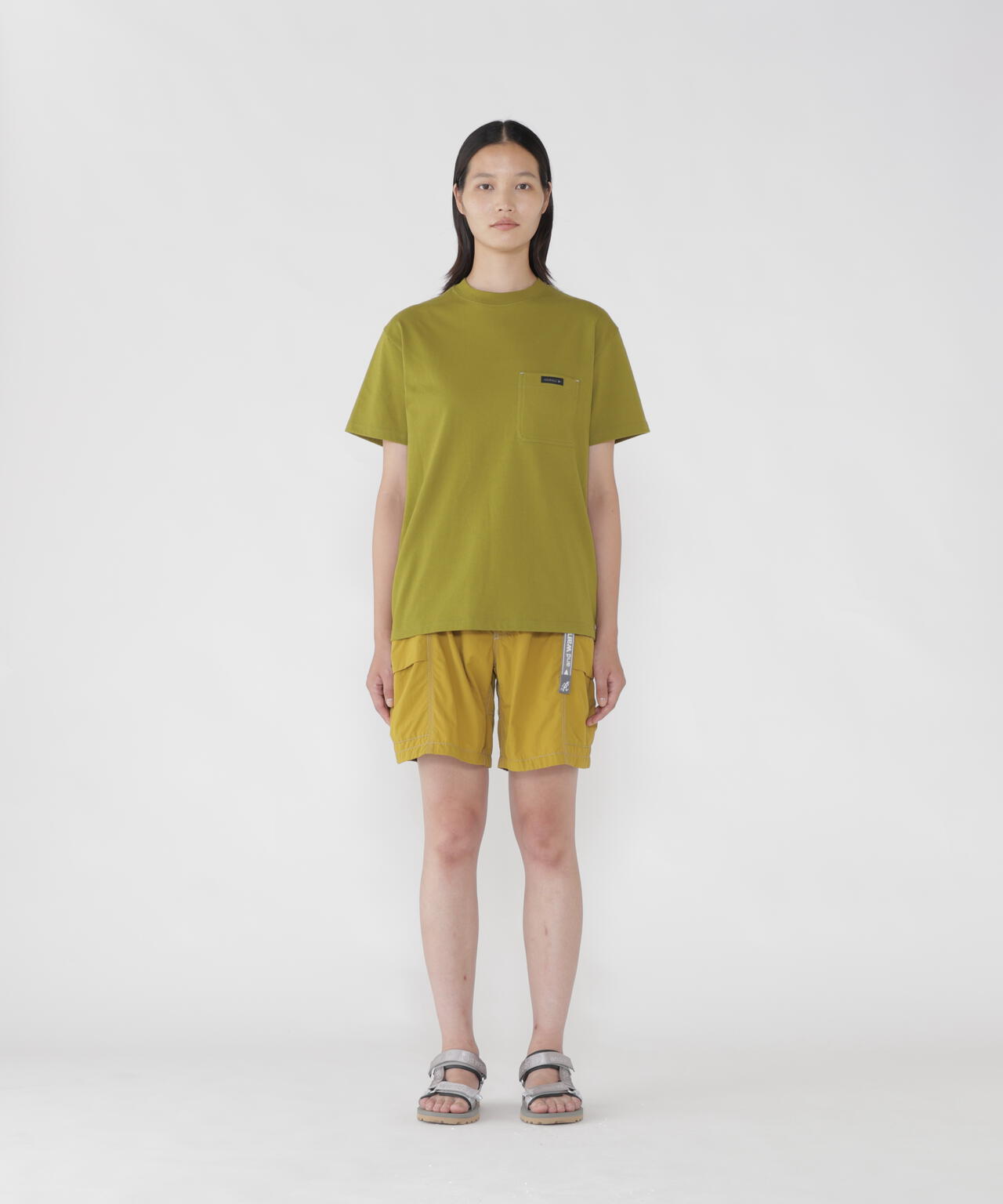 Gramicci × and wander backprint S/S tee