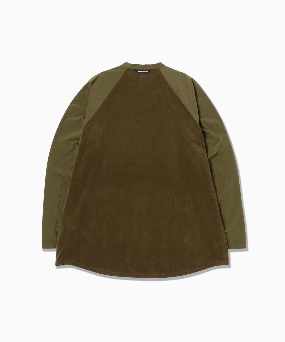 fleece base band collar shirt
