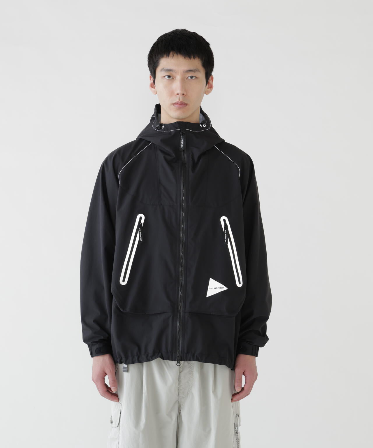 loose fitting rain jacket