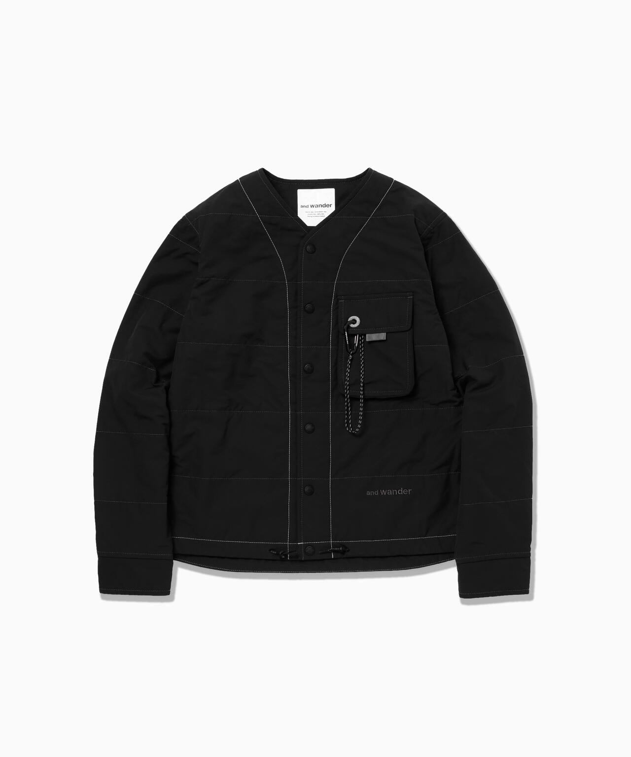 C/N Octa collarless shirt jacket
