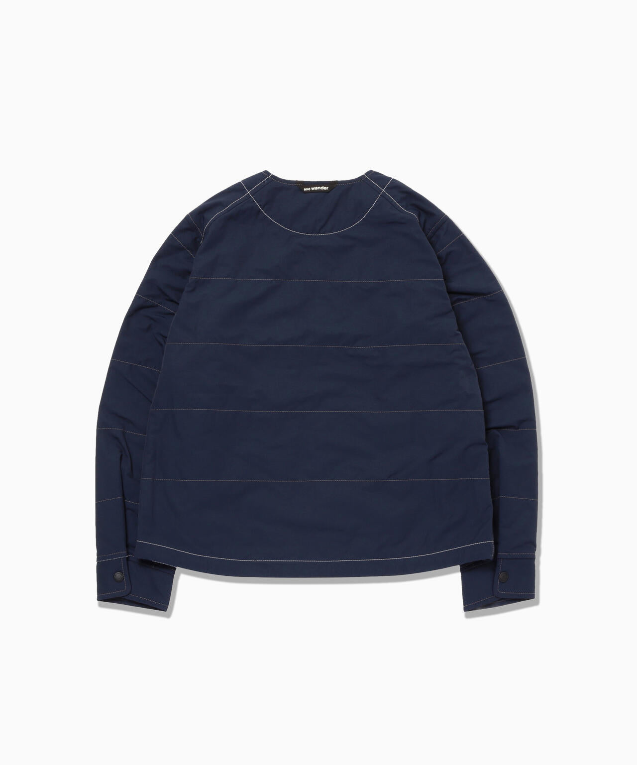 C/N Octa collarless shirt jacket | コットンナイロン オクタ ノーカラーシャツジャケット