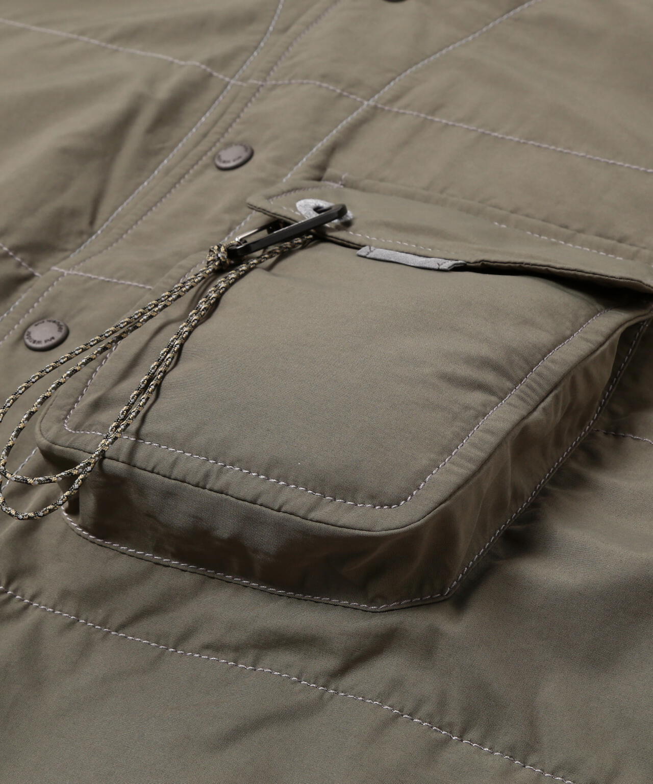 C/N Octa collarless shirt jacket