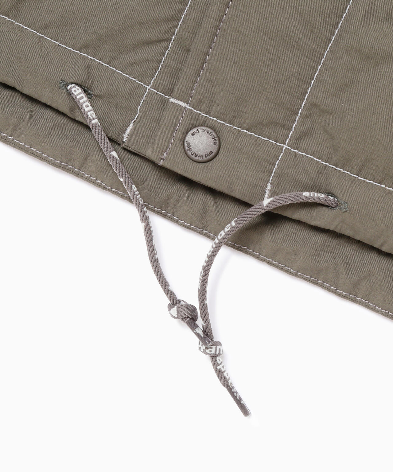 C/N Octa collarless shirt jacket | コットンナイロン オクタ ノーカラーシャツジャケット