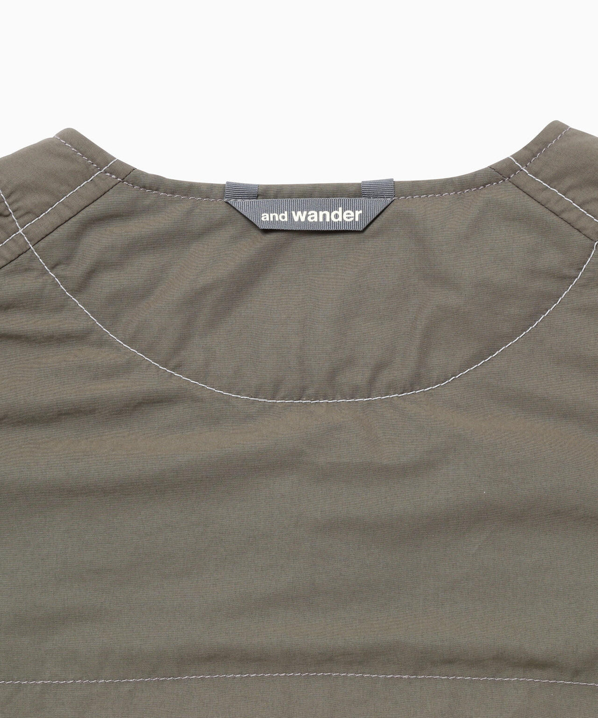 C/N Octa collarless shirt jacket | コットンナイロン オクタ ノーカラーシャツジャケット