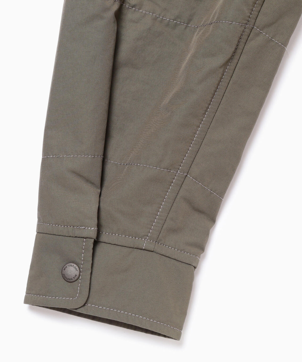C/N Octa collarless shirt jacket | コットンナイロン オクタ ノーカラーシャツジャケット