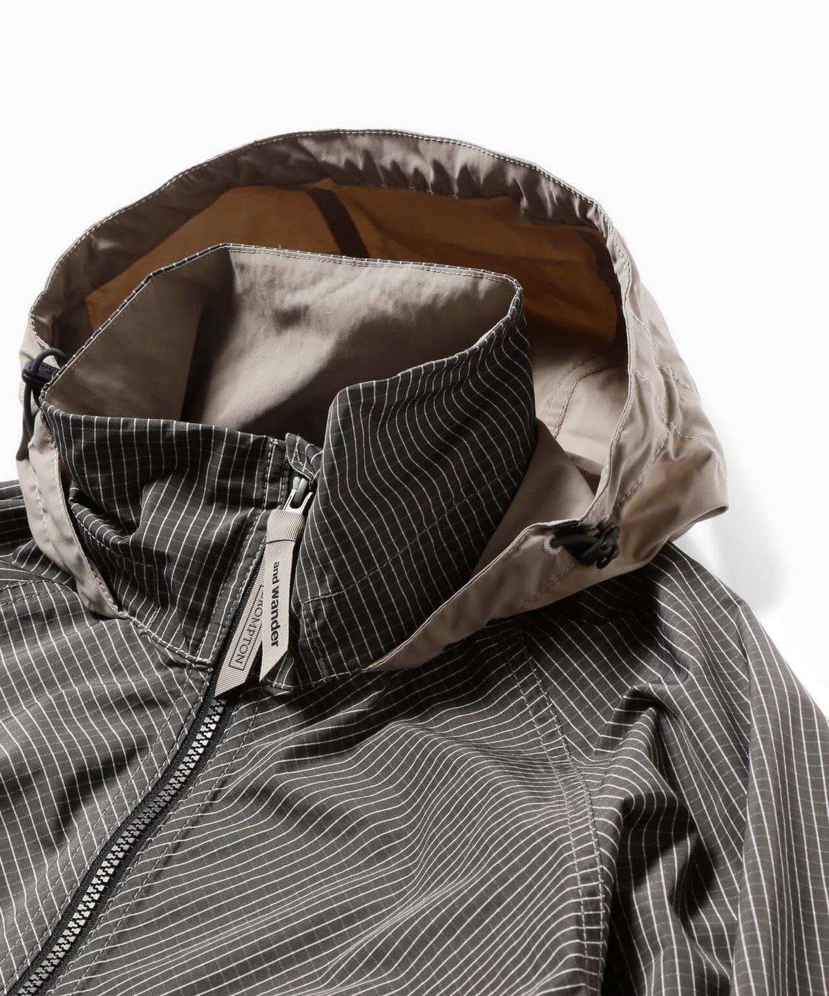 Brompton × reflective rip hoodie