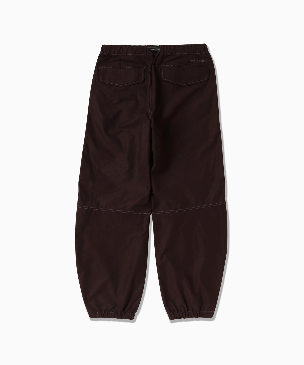 high count cloth side zip hem pants