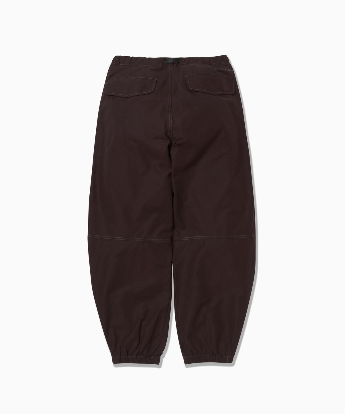 high count cloth side zip hem pants