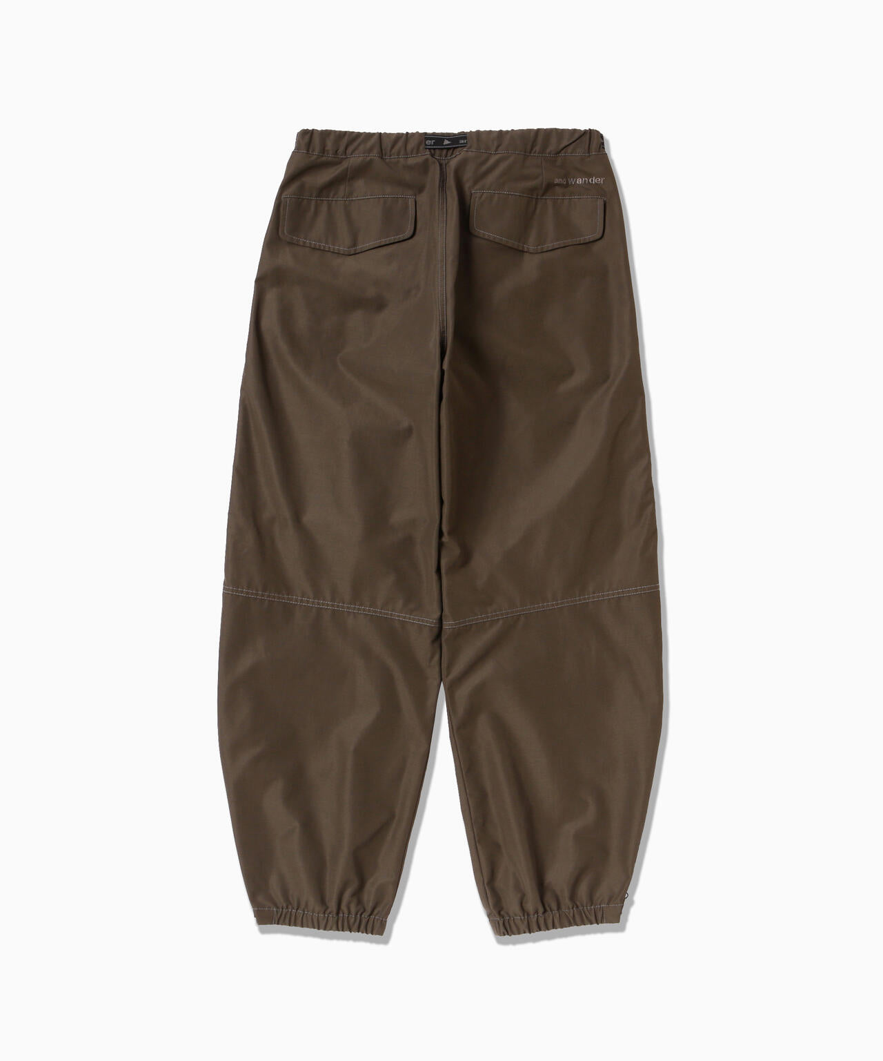 high count cloth side zip hem pants