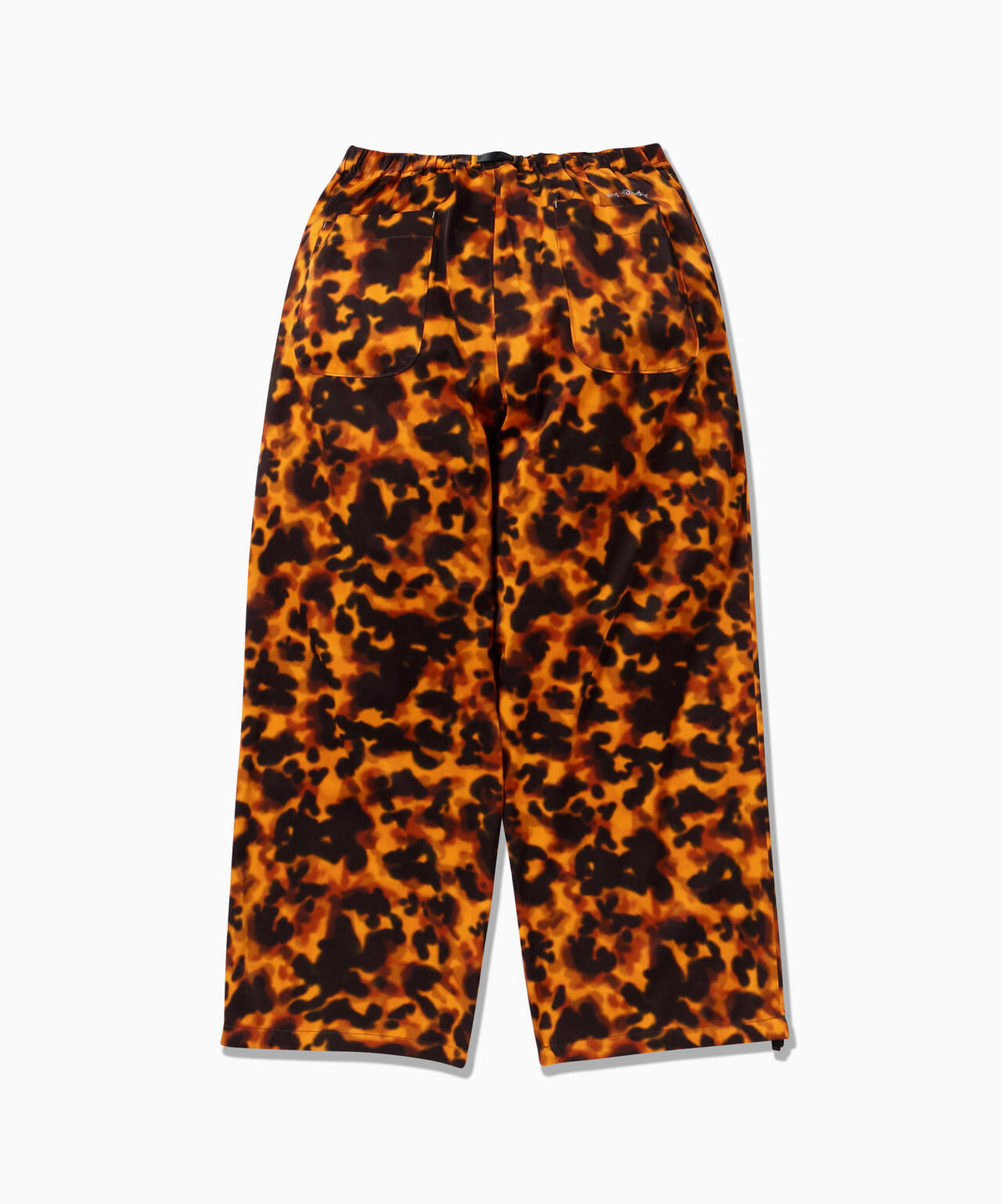 printed satin pants