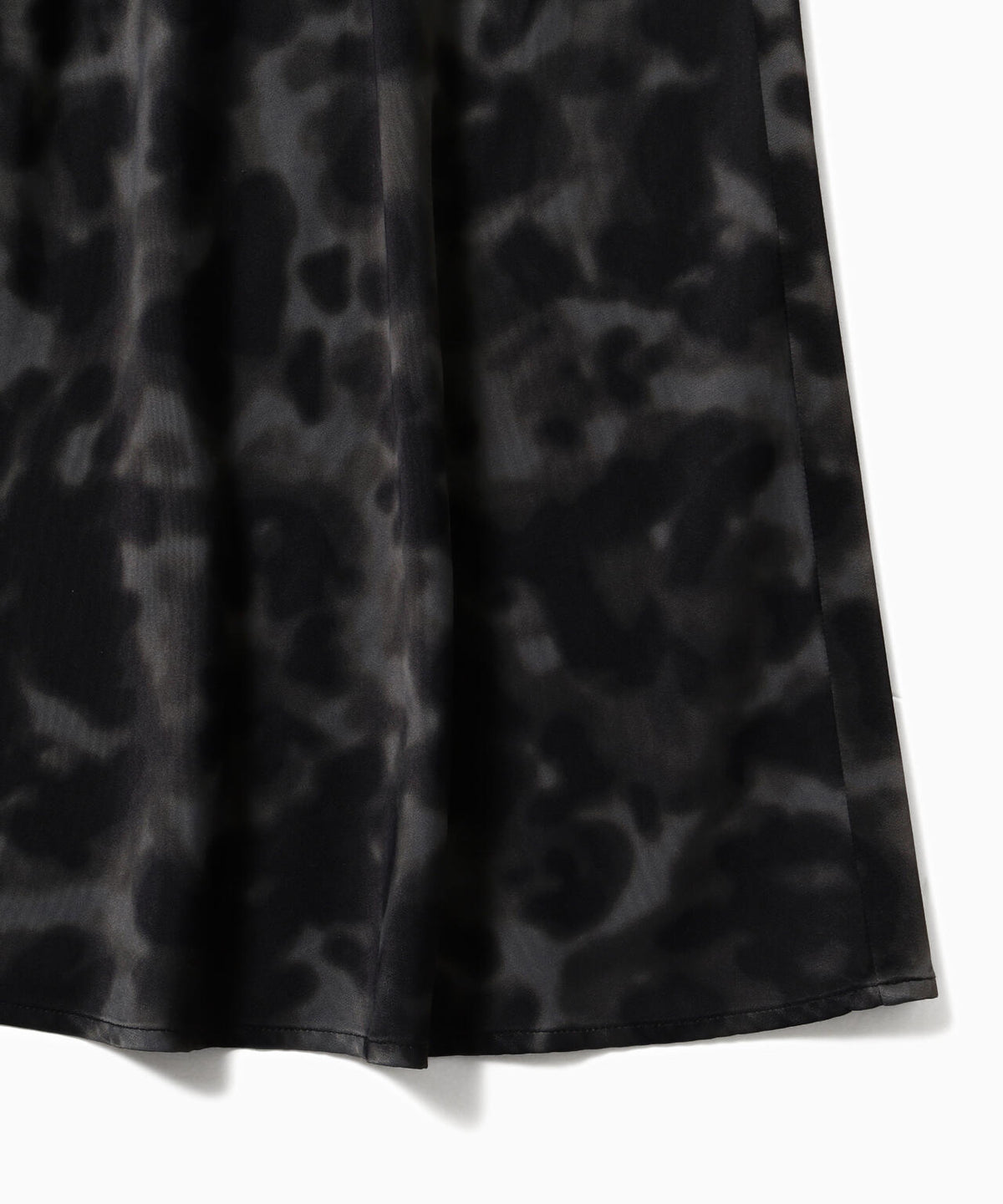 printed satin skirt (W)