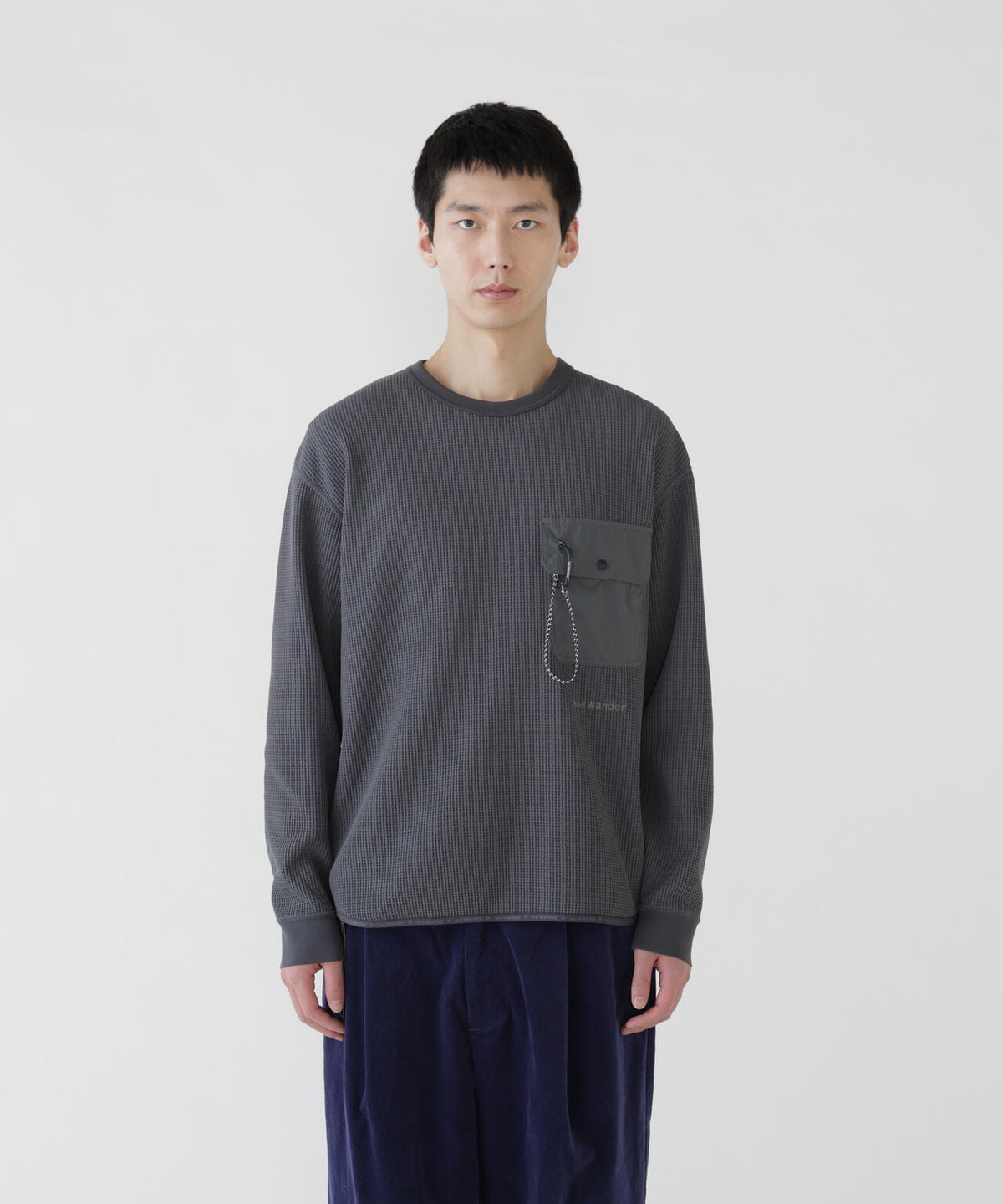 PE waffle LS T | ワッフル ロングスリーブTシャツ