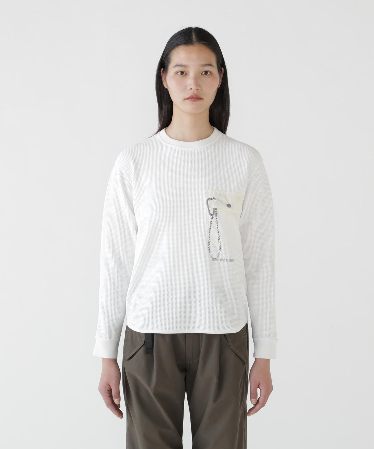 PE waffle LS T | ワッフル ロングスリーブTシャツ