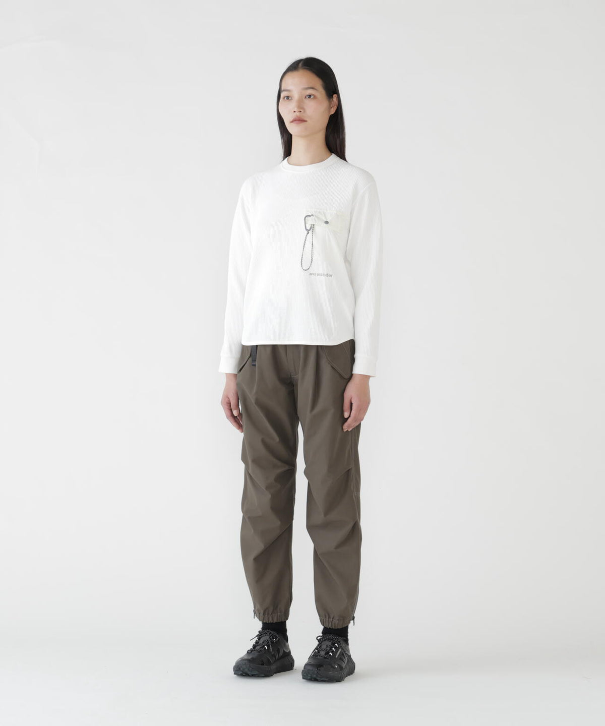 PE waffle LS T | ワッフル ロングスリーブTシャツ
