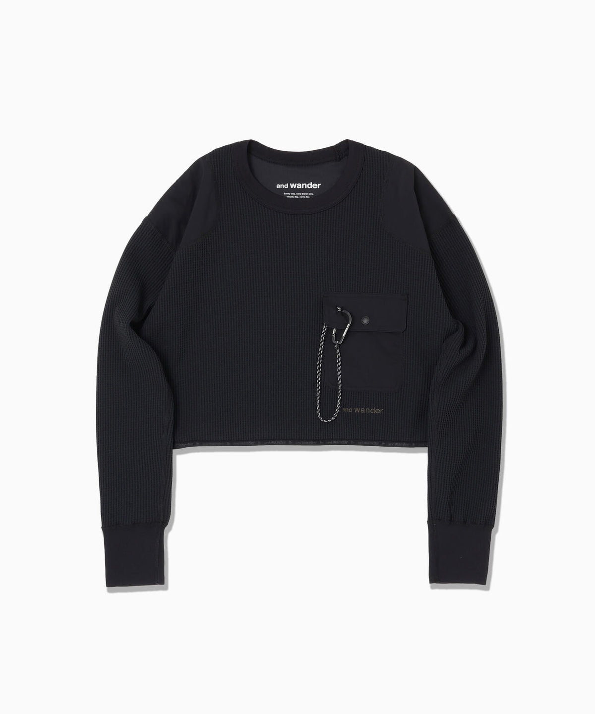 PE waffle short length T (W) | ワッフル ショート レングス Tシャツ