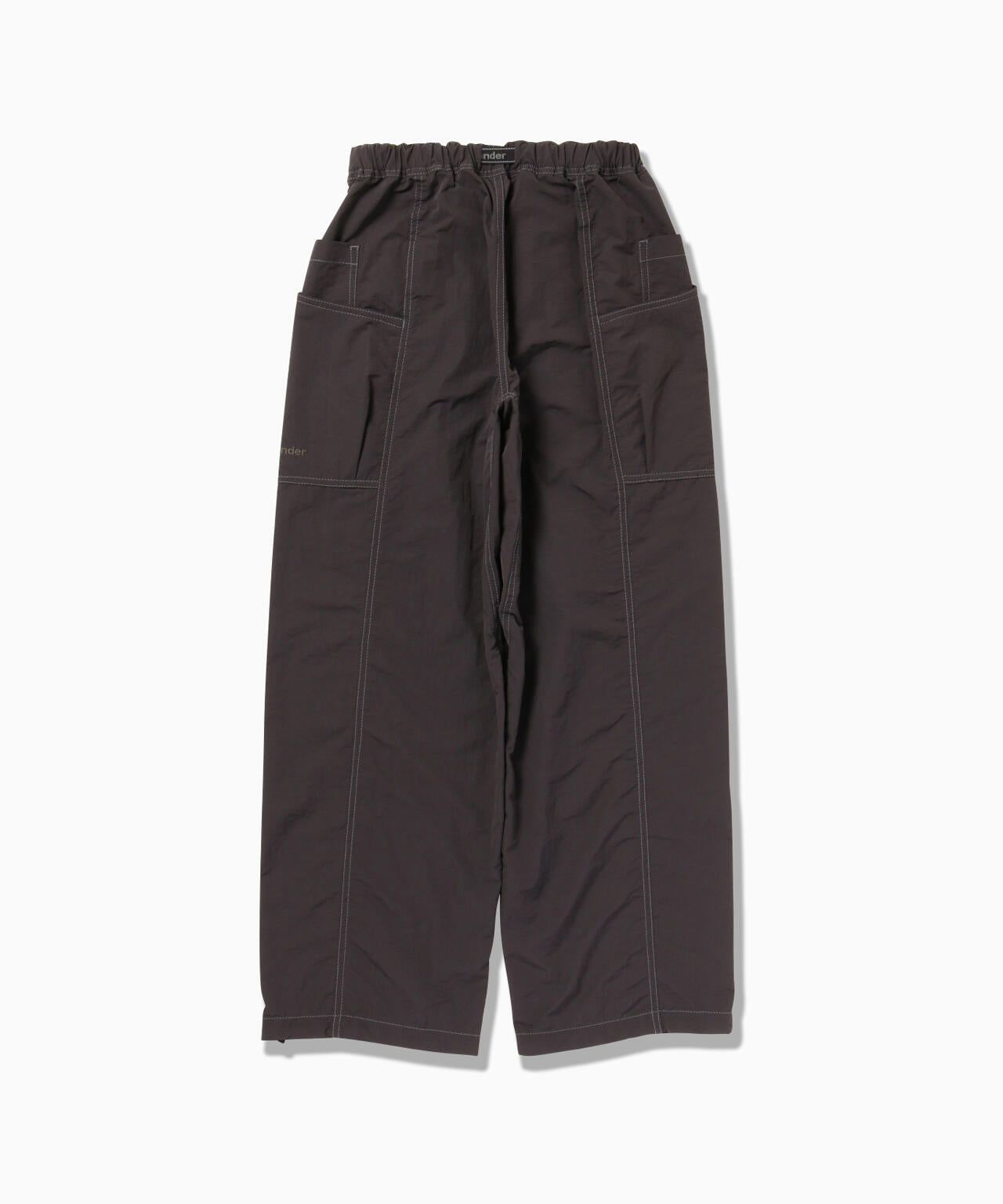 crinkled nylon pants | プルーフ ナイロン ワイドパンツ