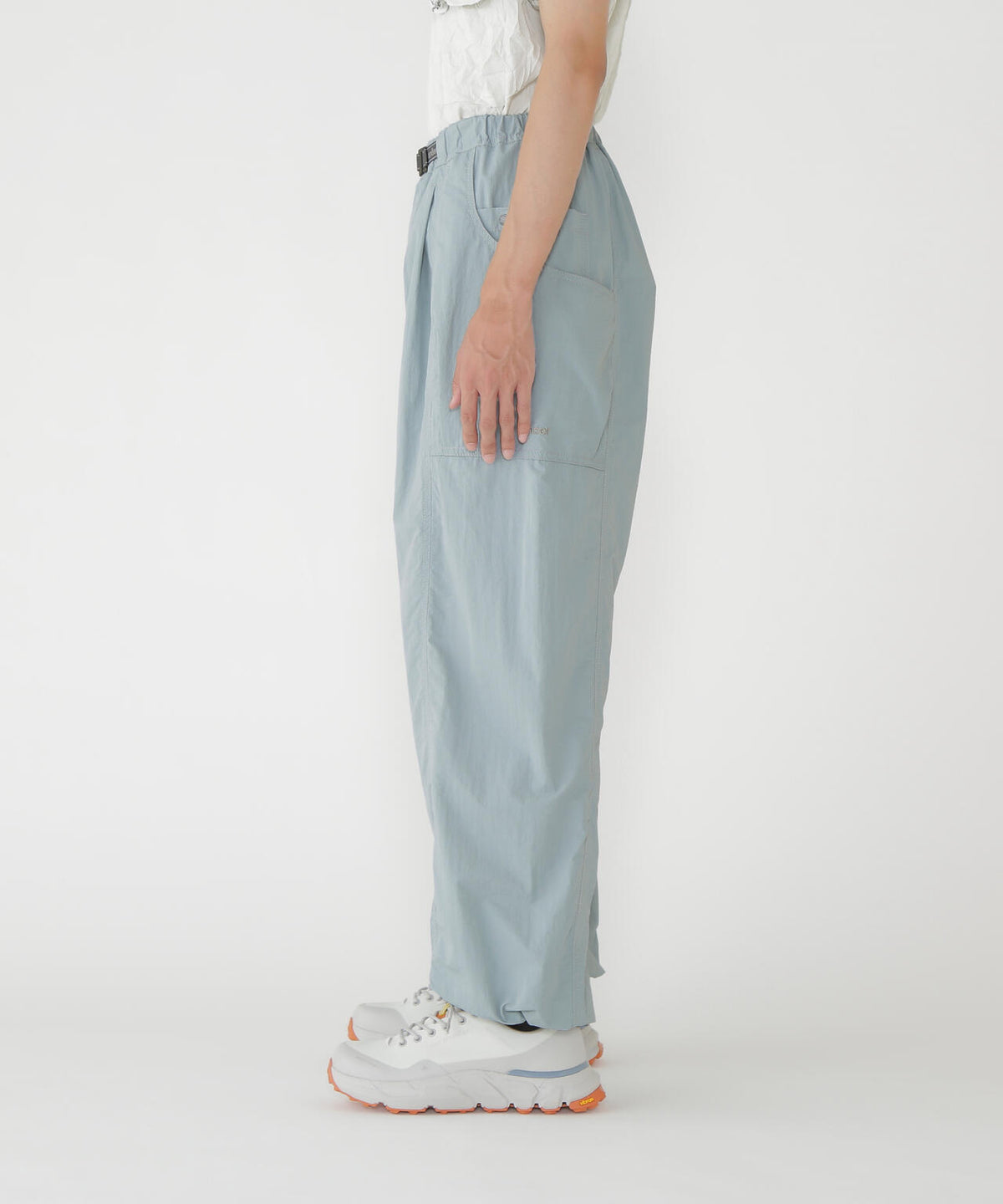 crinkled nylon pants | プルーフ ナイロン ワイドパンツ