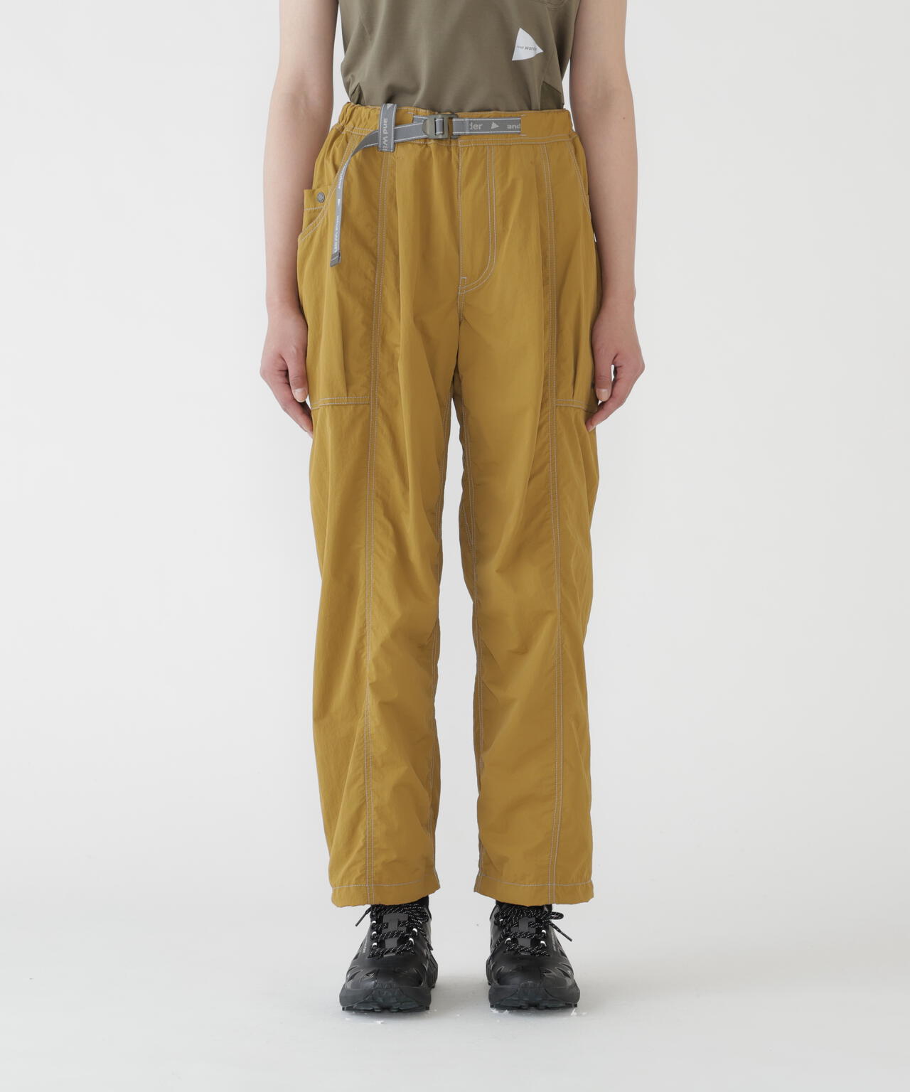 crinkled nylon pants | プルーフ ナイロン ワイドパンツ
