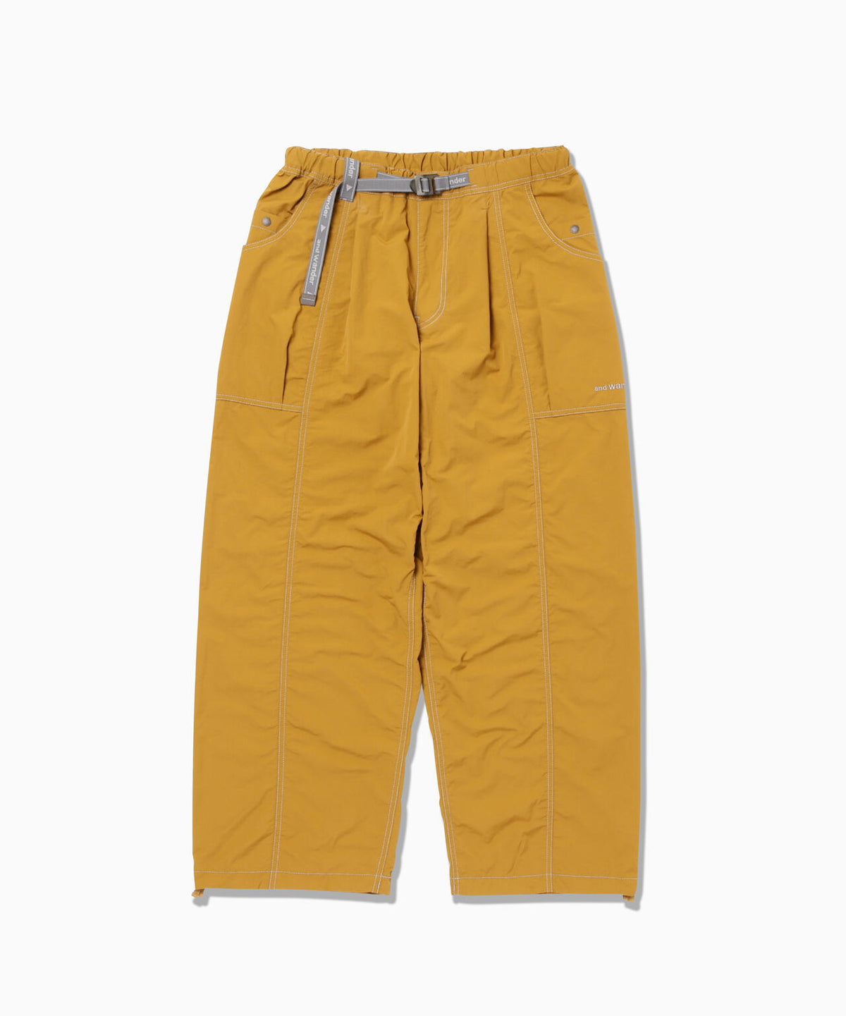 crinkled nylon pants | プルーフ ナイロン ワイドパンツ