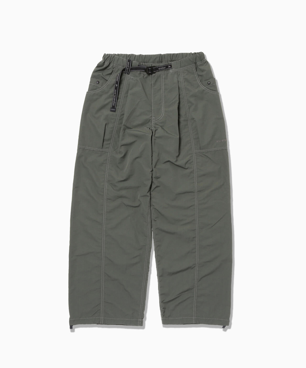 crinkled nylon pants | プルーフ ナイロン ワイドパンツ