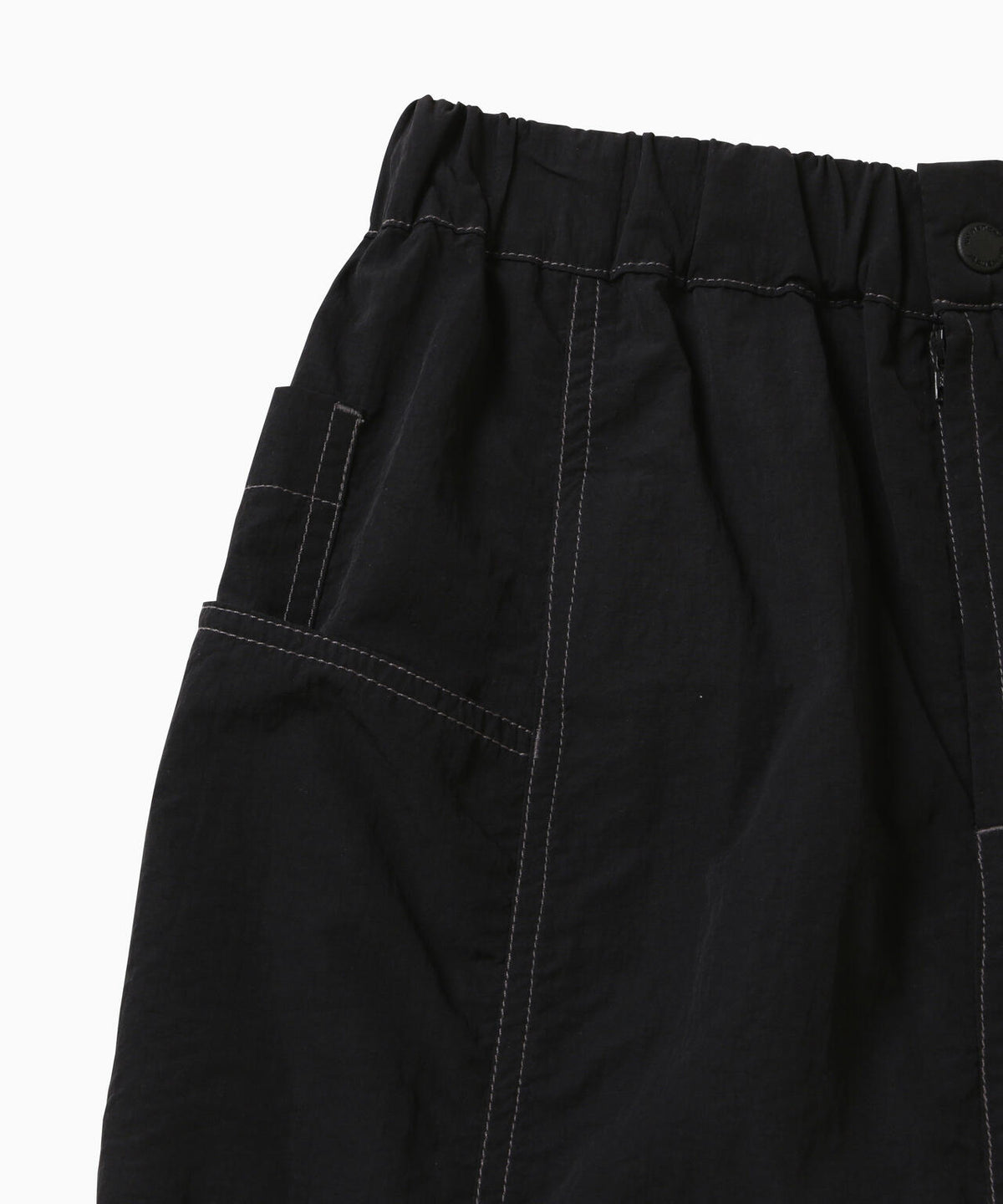 crinkled nylon skirt (W)
