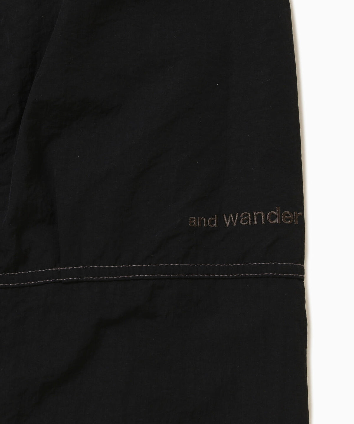 crinkled nylon skirt (W)