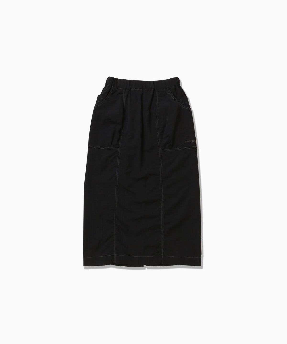 crinkled nylon skirt (W)