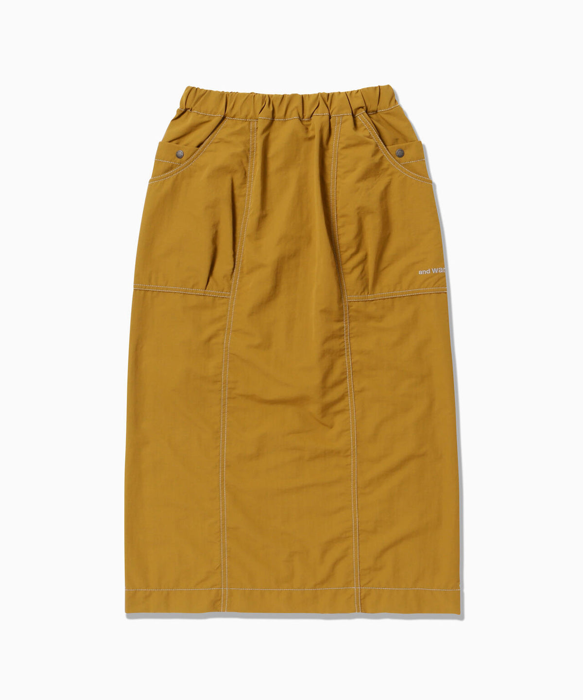 crinkled nylon skirt (W)