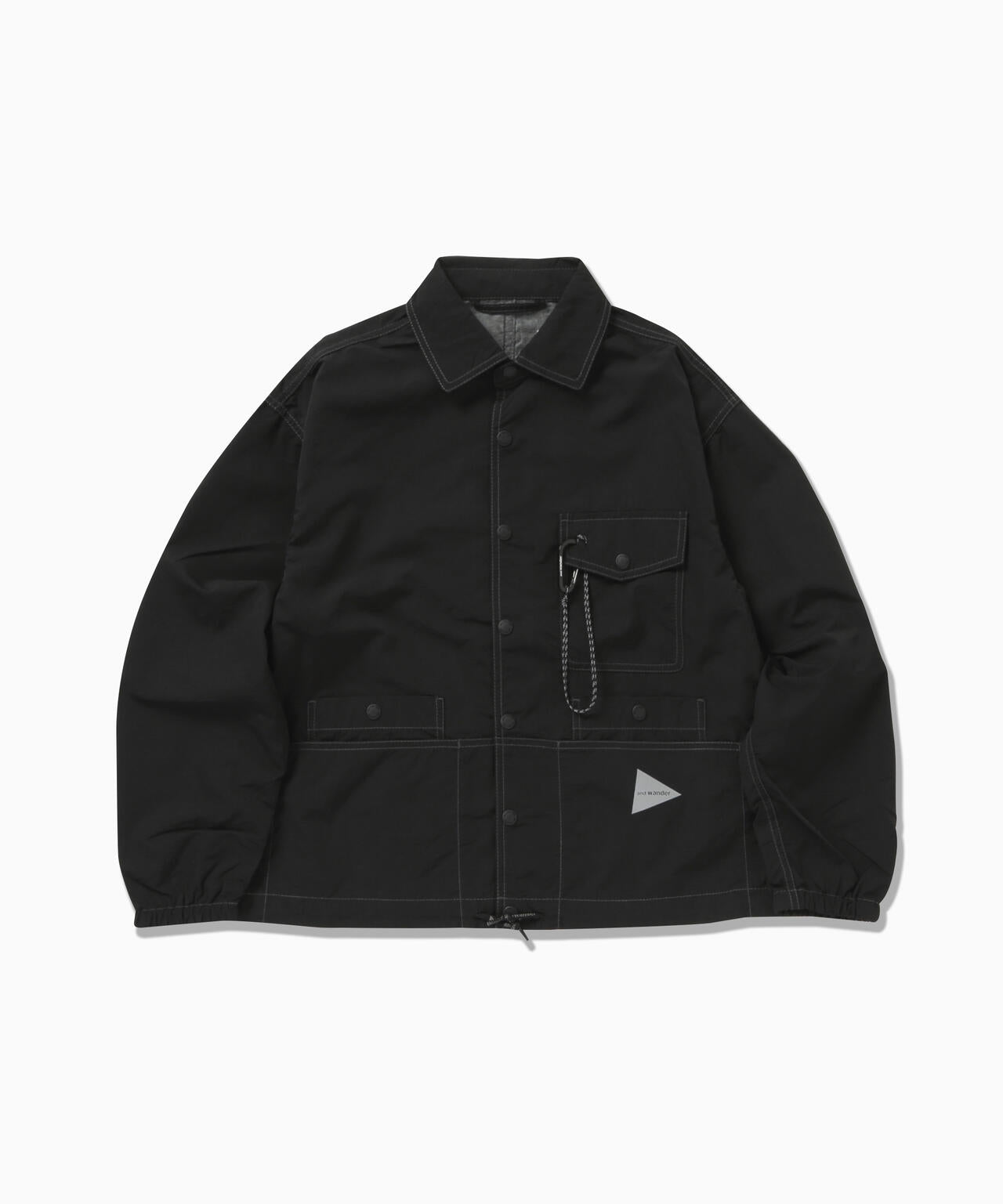crinkled nylon shrits jacket
