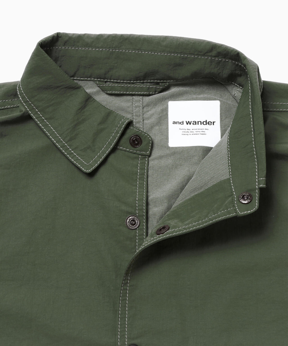 crinkled nylon shrits jacket