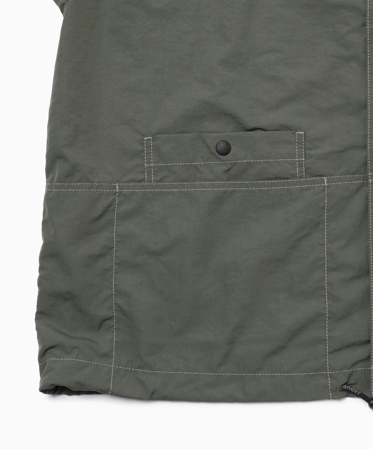 crinkled nylon shrits jacket