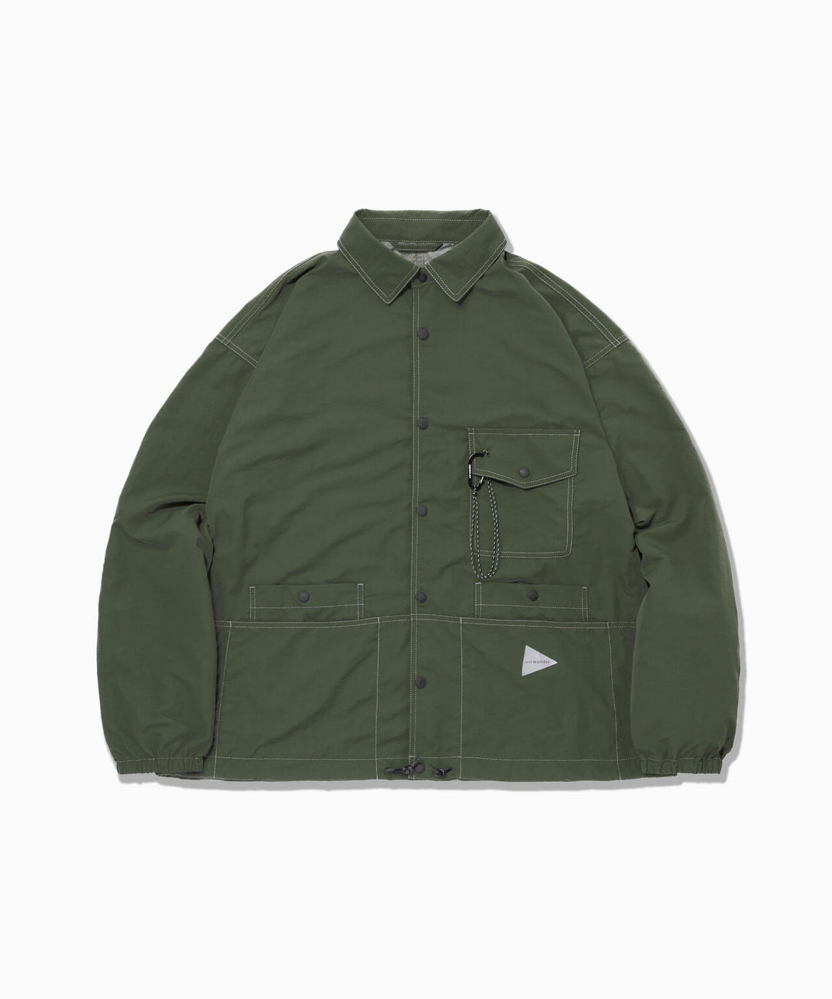 crinkled nylon shrits jacket