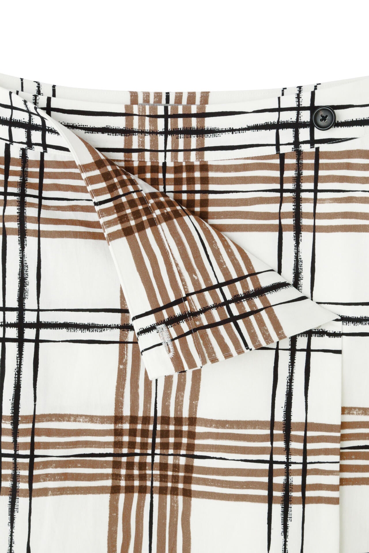 PAINTED CHECK COTTON LINEN