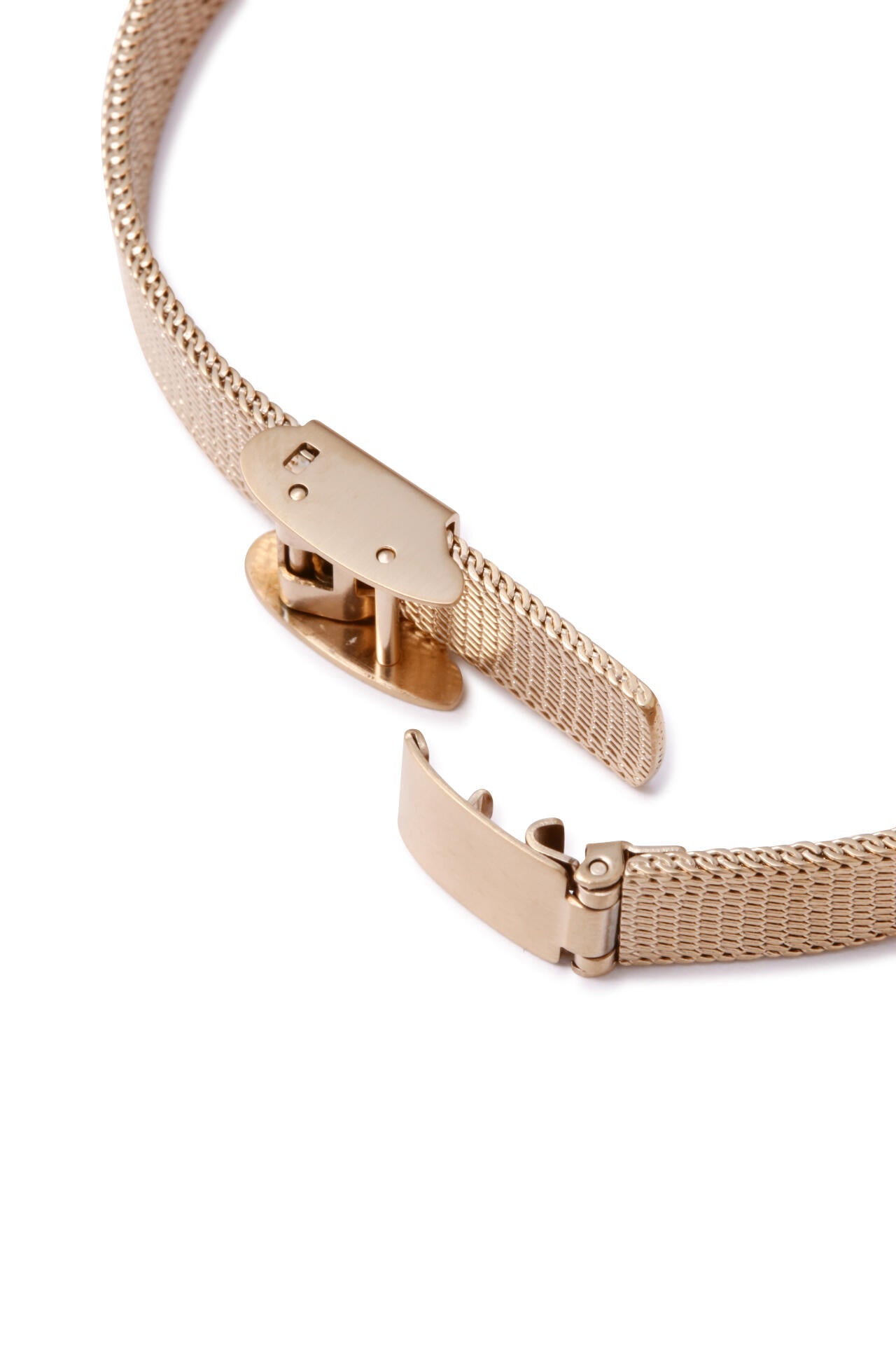 MESH BAND DATE WATCH