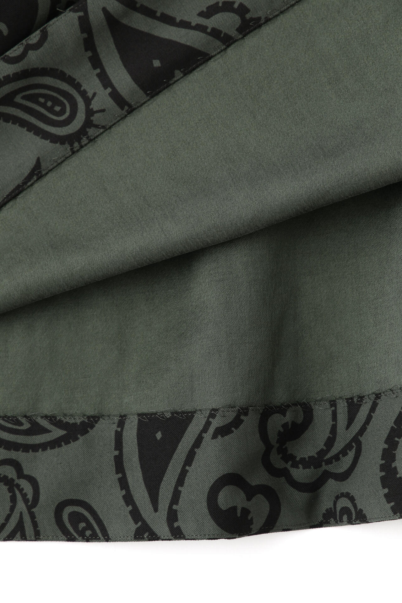PAISLEY COTTON SILK TWILL