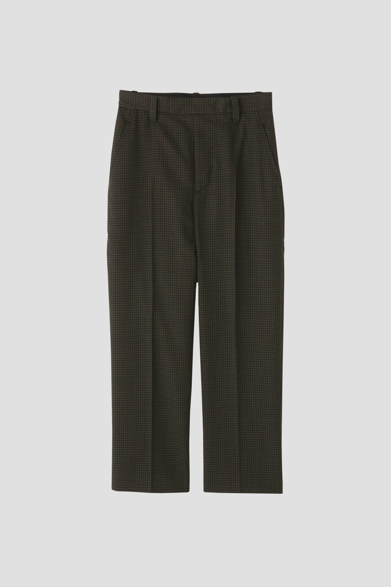 GINGHAM WOOL TWILL