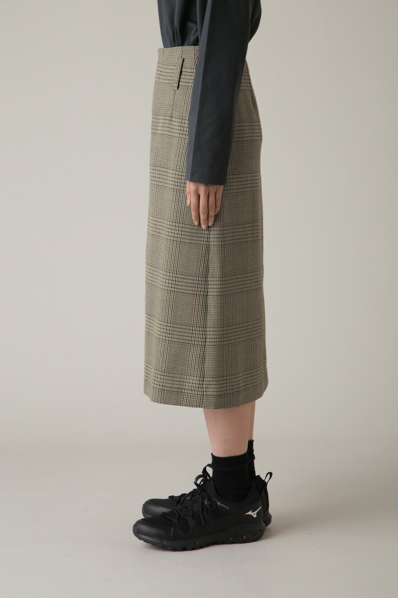 GLEN CHECK WOOL TWILL