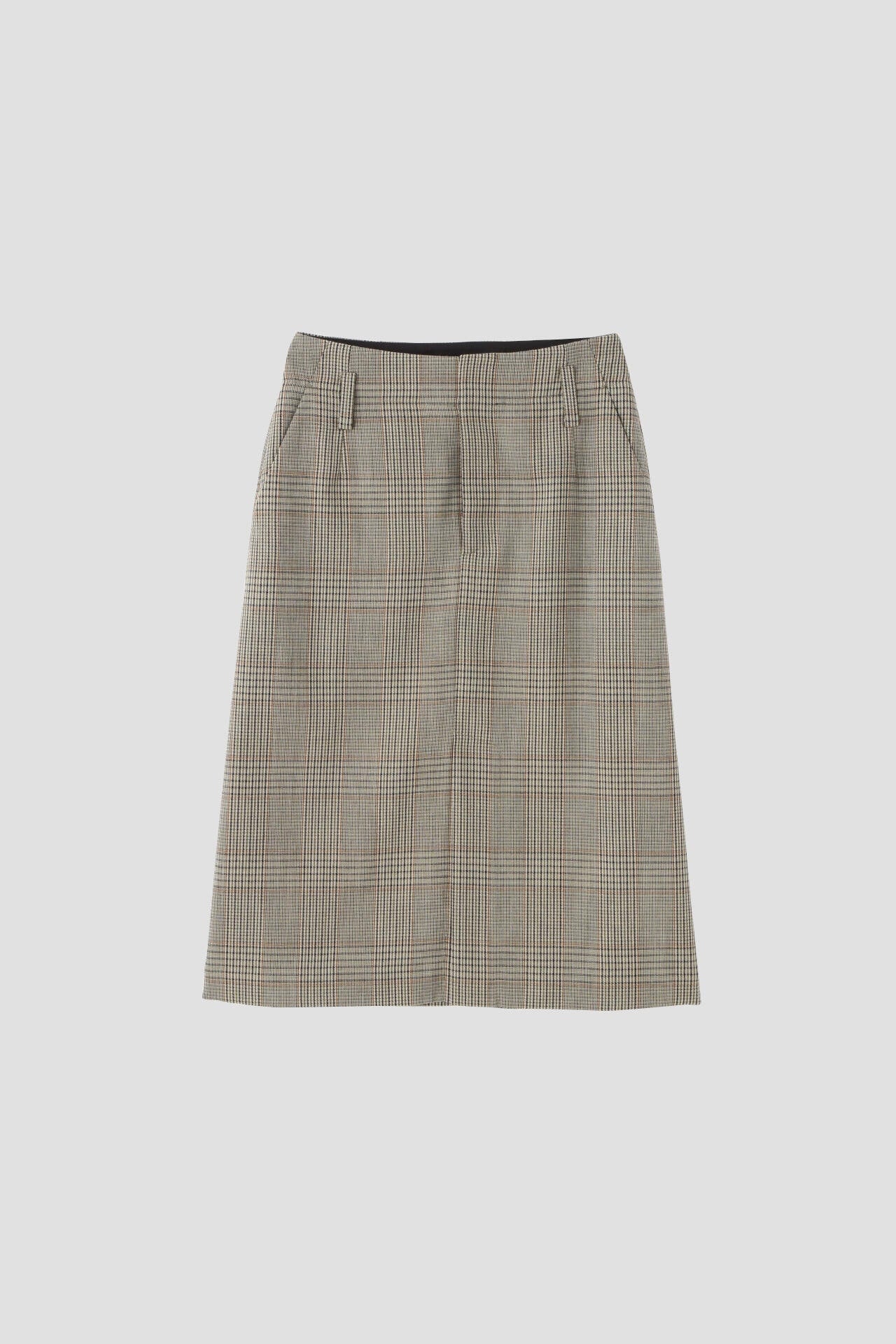 GLEN CHECK WOOL TWILL