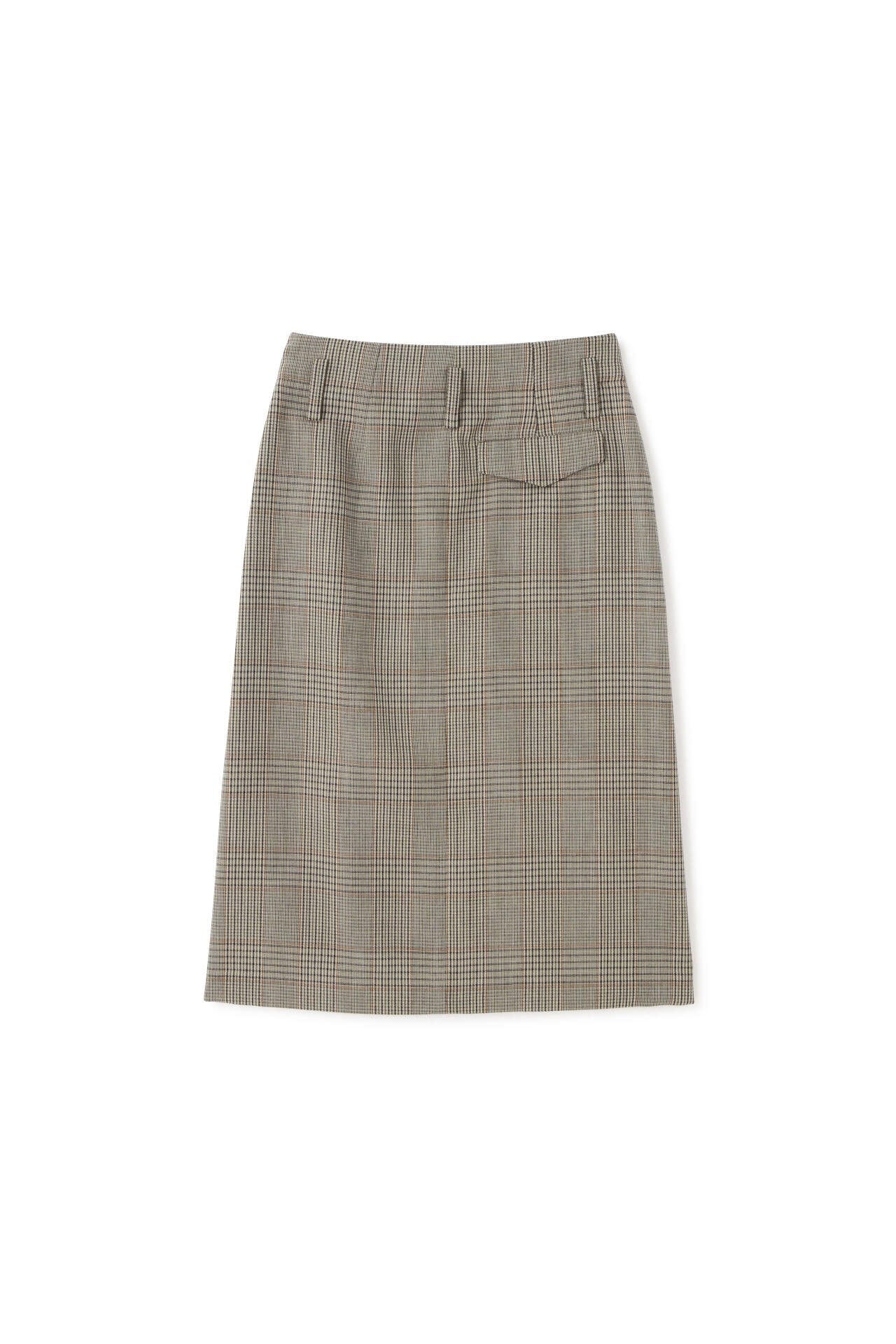 GLEN CHECK WOOL TWILL