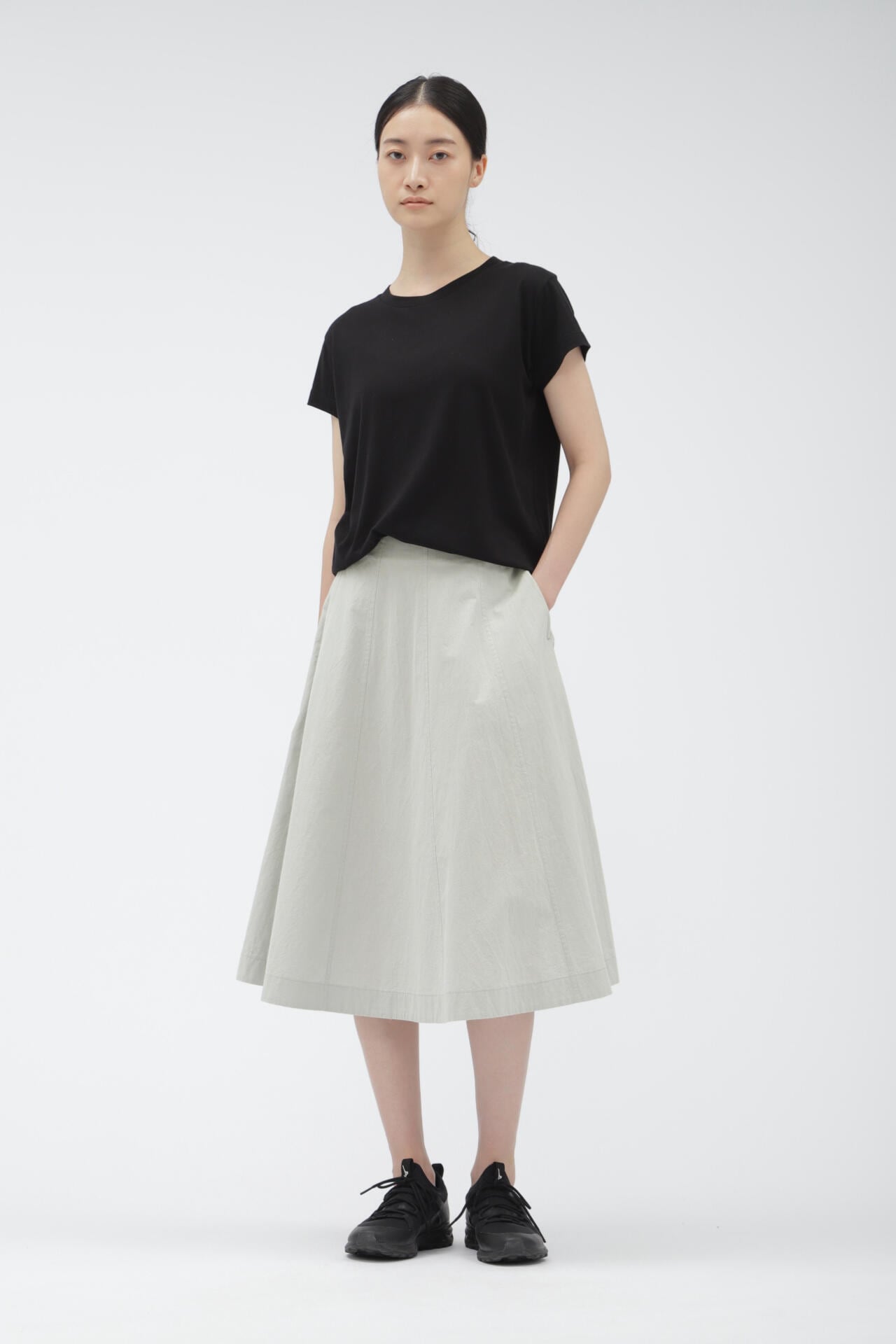 MELANGE COTTON POPLIN
