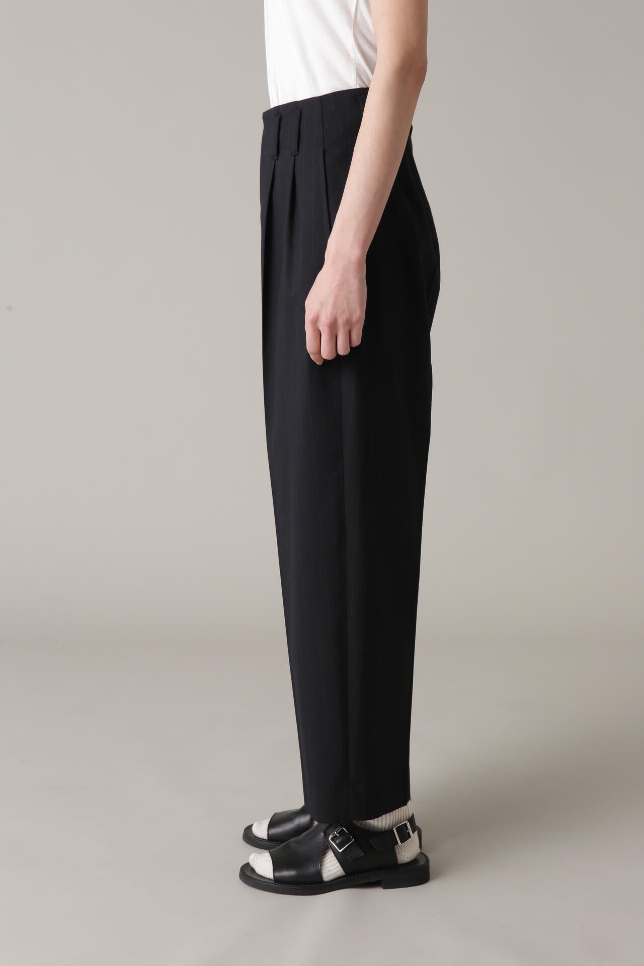 WIDE STRIPE FINE WOOL