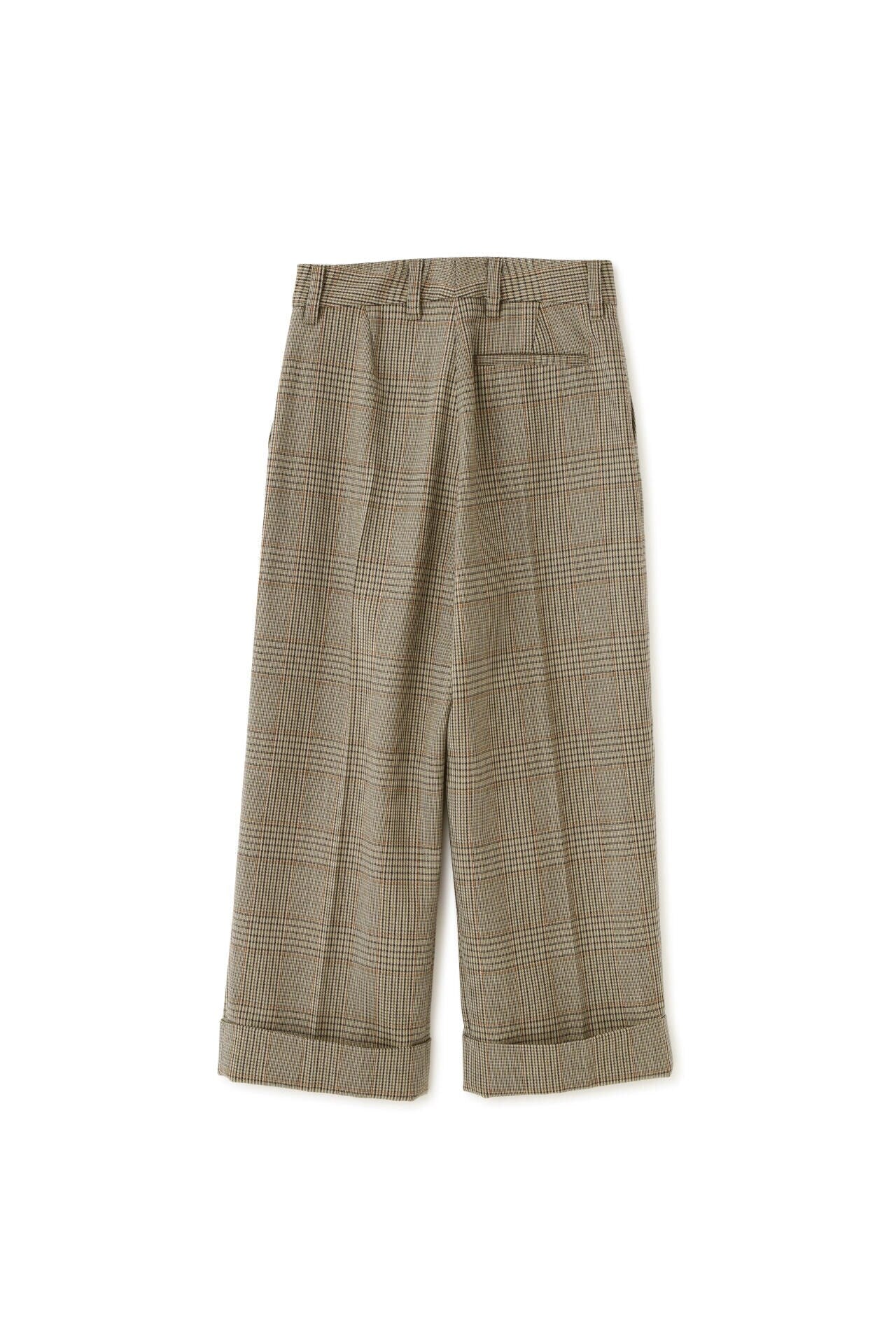 GLEN CHECK WOOL TWILL
