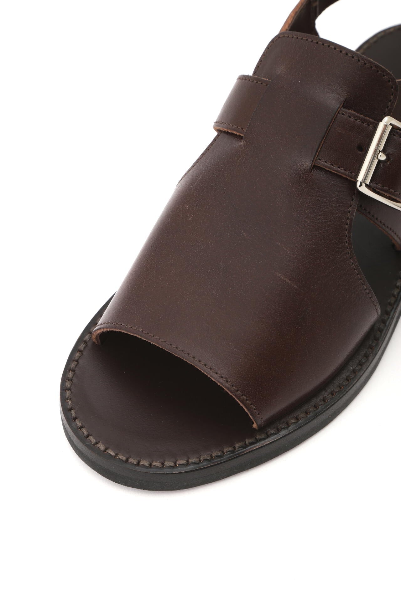 OILED LEATHER SANDAL